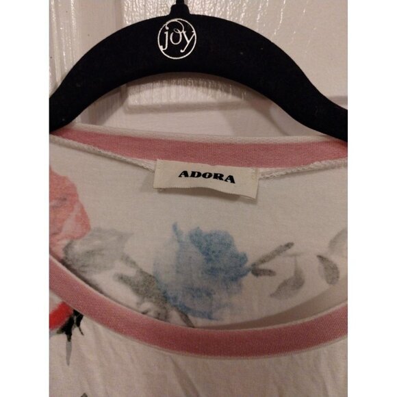 Adora floral and stripe color block top - Picture 6 of 6